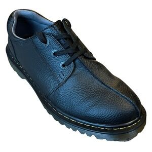 Dr. Martens Marchant Split Toed Black Pebbled Leather Oxford Mens 11 UK 10 EU45